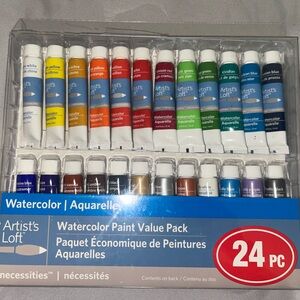 Artist's Loft Watercolor Paint Aquarelle 24pc Value Pack